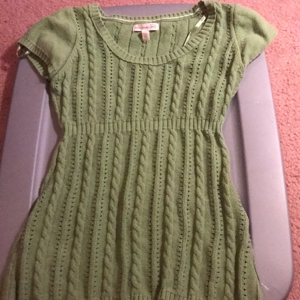Short Sleeve Sweater Top